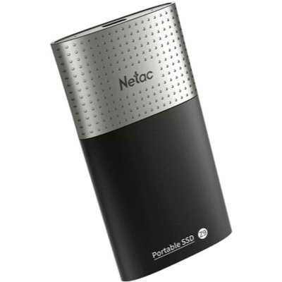 Внешний SSD Netac Z9, 1TB, USB 3.2 Gen 2 Type-C, R/W 550/480, черный