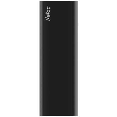 Внешний SSD Netac Z SLIM, 128 GB, USB 3.2 Gen 2 Type-C, R/W 520/480, черный