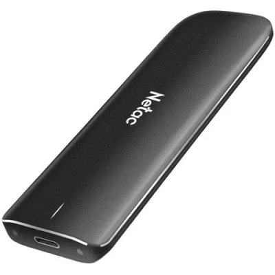 Внешний SSD Netac ZX, 500 Gb, USB 3.2 Gen 2 Type-C, R/W 1050/950, черный