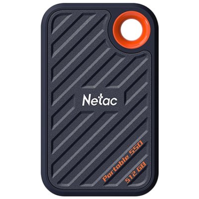 Внешний SSD Netac ZX20, 1TB, USB 3.2 Gen 2x2 Type-C, R/W 2000/1800, черный