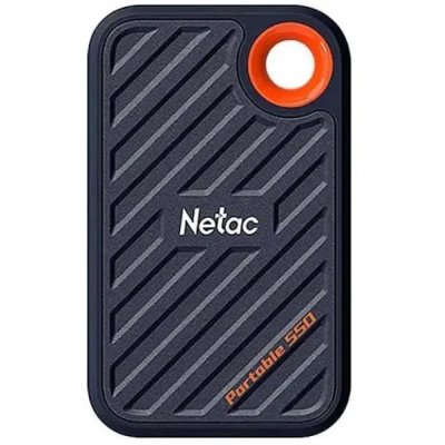 Внешний SSD Netac ZX20, 2TB, USB 3.2 Gen 2x2 Type-C, R/W 2000/1800, черный