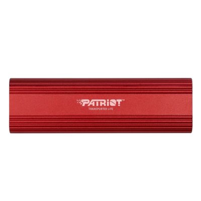 Внешний SSD Patriot Transporter Lite, 1TB, USB 3.2 Gen 2 Type-A/Type-C, R/W 1000/1000, красный