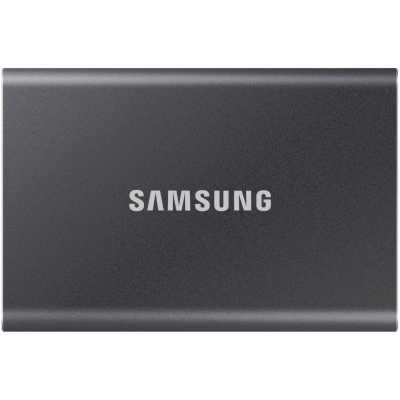 Внешний SSD Samsung T7, 1TB, USB 3.2 Gen 2 Type-C, R/W 1050/1000, серый