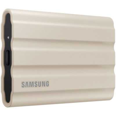Внешний SSD Samsung T7 Shield, 1TB, USB 3.2 Gen 2 Type-C, R/W 1050/1000, бежевый