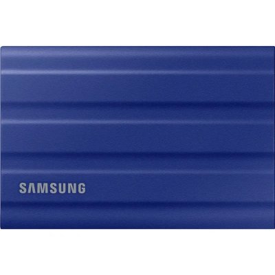 Внешний SSD Samsung T7 Shield, 2TB, USB 3.2 Gen 2 Type-C, R/W 1050/1000, синий