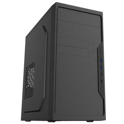 Корпус с блоком питания 600Вт Case Foxline FL-733R, mATX, 2x5.25EXT, 2x3.5EXT, 5x3.5INT, 2xUSB3.0, 2xUSB2.0, HDA, w/o FAN, w/600W ATX PSU, w/1.2m EU pwr cord