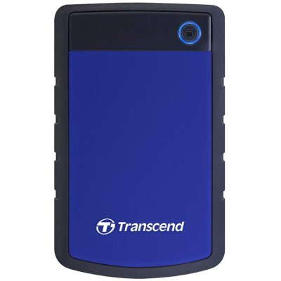 Внешний HDD 2.5" Transcend StoreJet 25H3, 4TB, USB 3.2 Gen 1 Type-A, 5400 rpm, синий