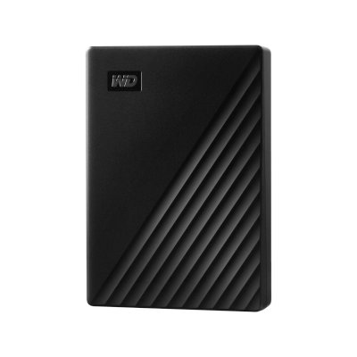 Внешний HDD 2.5" Western Digital My Passport, 4TB, USB 3.2 Gen 1 Type-A, 5400 rpm, черный