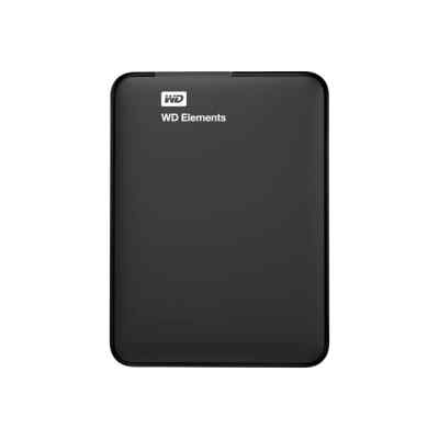 Внешний HDD 2.5" Western Digital Elements Portable, 2TB, USB 3.2 Gen 1 Type-A, 5400 rpm, черный