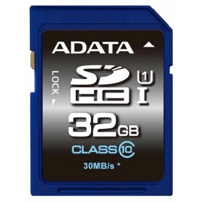 Флеш карта SDHC 32Gb Class10 ADATA ASDH32GUICL10-R Ultra speed