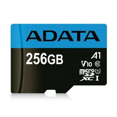 Флеш карта Micro SecureDigital 128Gb ADATA AUSDX128GUICL10A1-RA1 MicroSDXC Class 10 UHS-I, SD adapter