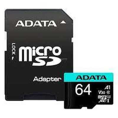 Флеш карта MICROSDXC UHS-I U3 V30S A2 100/75 MB/s 64Gb RETAIL W/1 ADAPTER