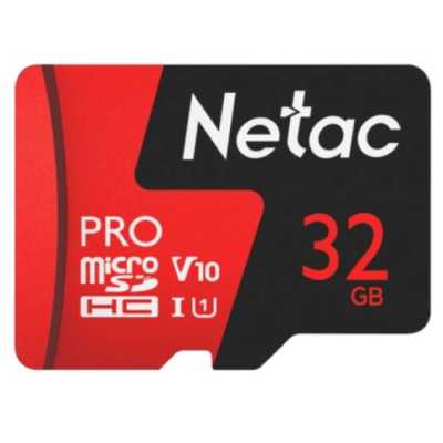 Флеш карта MicroSD card Netac P500 Extreme Pro 32Gb, retail version w/o SD adapter