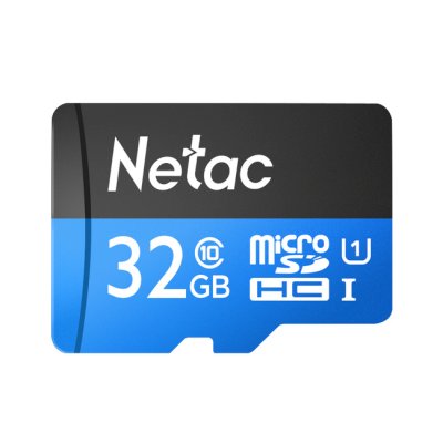 Флеш карта microSDHC 32Gb Netac P500 NT02P500STN-032G-R (с SD адаптером) 80Mb/s