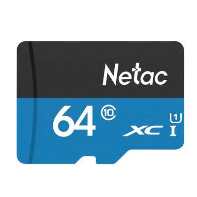 Флеш карта microSDHC 64Gb Netac P500 NT02P500STN-064G-S (без SD адаптера) 80Mb/s