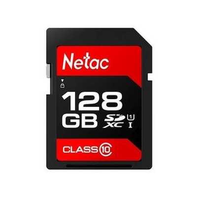 Флеш карта Netac P600 SDHC 128Gb U1/C10 up to 80Mb/s, retail pack