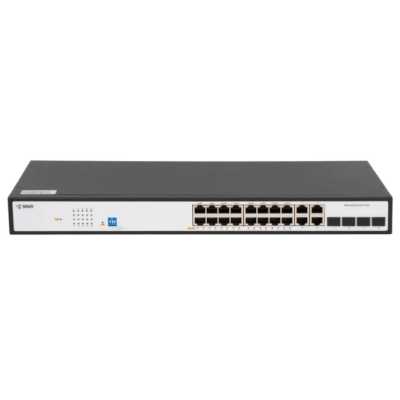Коммутатор SNR SNR-S2300G-16TC-POE (L2) 16x1Гбит/с 4xКомбо(1000BASE-T/SFP) 16PoE 270W управляемый