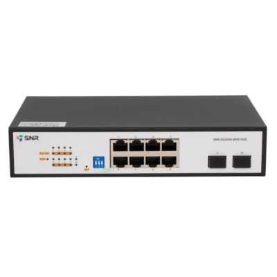 Коммутатор SNR SNR-S2300G-8TM-POE (L2) 8x1Гбит/с 2SFP 8PoE 130W управляемый