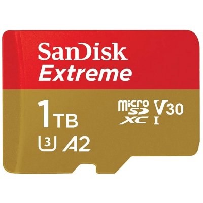 Флеш карта microSDXC 1024GB SanDisk EXTREME Class 10, UHS-I, W130, R 190 МБ/с, <SDSQXAV-1T00-GN6MN>