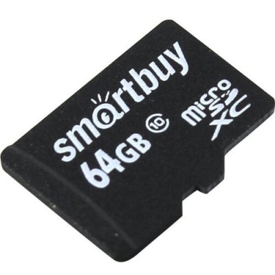 Флеш карта micro SDXC Smartbuy 64Gb Class 10 (без адаптера)