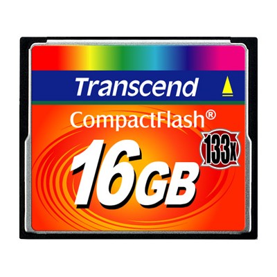 Флеш карта Transcend CF TS16GCF133/CF (Compact Flash)/16 ГБ/40 МБ/с