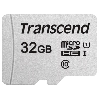 Флеш карта Micro SecureDigital 32Gb Transcend TS32GUSD300S-A MicroSDHC Class 10 UHS-I, SD adapter