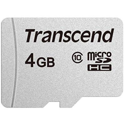 Флеш карта microSD 4Gb Transcend microSDHC Class 10, (без адаптера), TLC