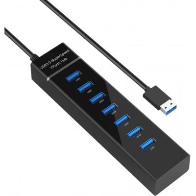 USB-концентратор USB KS-is KS-569 1xUSB 3.0 6xUSB 2.0 F в USB 3.0 Type A M с БП
