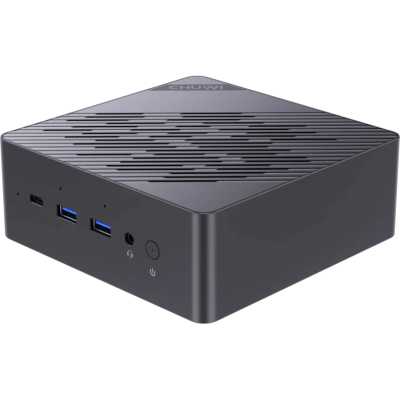 Компьютер Chuwi AuBox AMD Ryzen AI 9 365(2Ghz)/32768Mb/1024PCISSDGb/Int:AMD Radeon 880M/BT/WiFi/war 1y/0.74kg/Gold+Black/Win11Pro + Aluminum+plastic/RAM slot*2/bracket/USB2.0*1/USB3.2*2/USB3.0*1/Type-C*2/HDMI*1/DP*1/RJ45*2/WIFI6/BT5