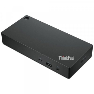 USB-концентратор Lenovo ThinkPad 40AY0090EU, USB Type-C, USB/USB Type-C/RJ-45/HDMI/DisplayPort/mini-jack 3.5мм, USB