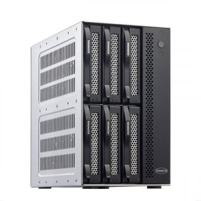 Сетевое хранилище TerraMaster D6-320 DAS tower/JBOD,RAID0,1/up to 2 SATA(3,5' or 2,5')/1xUSB3.2 Type-C gen2/1xPS/1YW