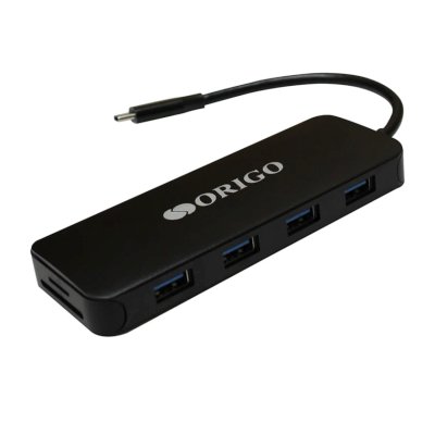 Док-станция ORIGO OU3390SNPD/B1, USB 3.0, USB 3.0/USB Type-C/RJ-45/HDMI/VGA/SD/TF/microSD/3.5мм, USB