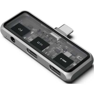 USB-концентратор Satechi ST-HXRAJM, USB Type-C, USB Type-C/Mini jack, USB Type-C