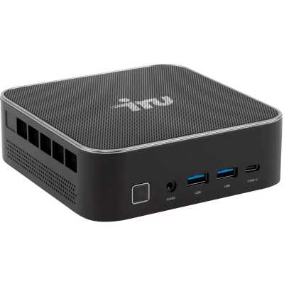 Неттоп IRU Tactio 525 Ryzen 5 6600H (3.3) 16Gb SSD512Gb 660M Windows 11 Pro GbitEth WiFi BT 120W черный (RUS) (2164239)