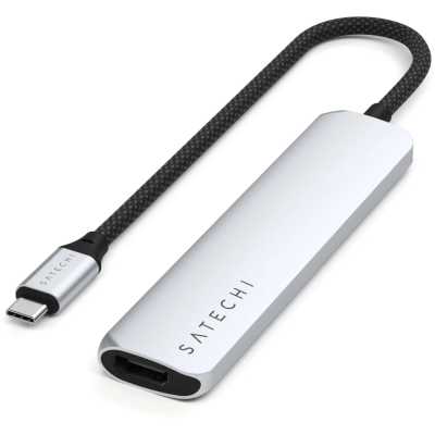 Док-станция Satechi ST-P6SS, USB Type-C, USB Type-C/HDMI/2xUSB Type-A/SD/microSD, USB Type-C