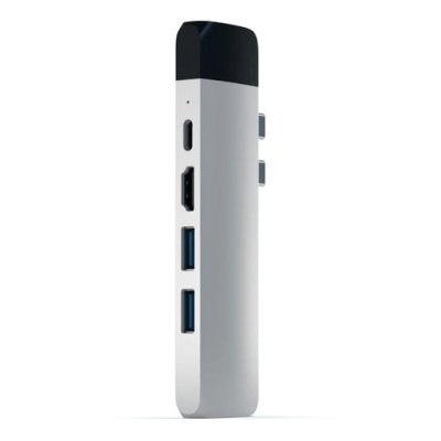 USB-концентратор Satechi ST-TCPHES, USB Type-C, USB 3.0/RJ-45/USB Type-C/HDMI/microSD, USB
