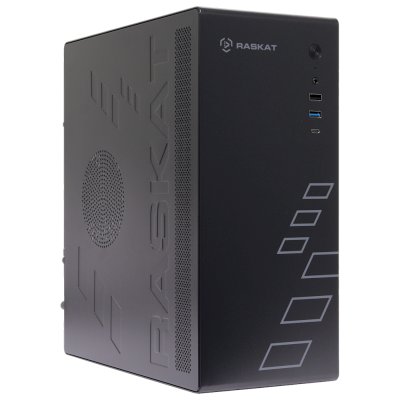 Компьютер Raskat Standart 300 (Intel Core i3 12100, RAM 16Gb, SSD 480Gb, no OS, kb+ms, черный)