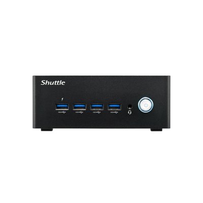 Мини ПК Shuttle NT10H, Intel Ultra5 125H, 2 x DDR5 SO-DIMM, no SSD, 120w PSU, VESA