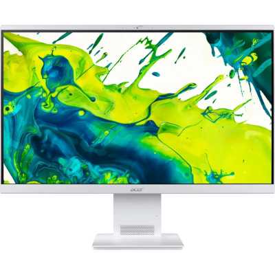 Моноблок Acer Aspire S27B-UGMTL-H 27" Full HD Core Ultra 7 155H (1.4) 16Gb SSD512Gb Arc graphics Eshell GbitEth WiFi BT 90W клавиатура мышь Cam белый 1920x1080