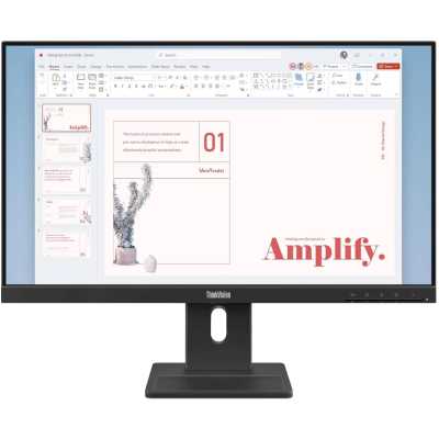 Монитор 23.8" Lenovo ThinkVision E24-40 IPS 1920x1080, 100 Гц, 6 мс, 16:9, 250 кд/м², HDMI, DisplayPort, VGA, Flicker Free, Low Blue Light, черный