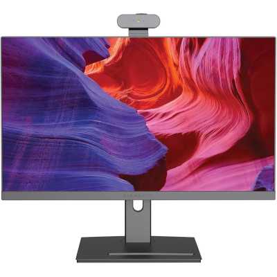 Моноблок Digma Pro Vision 23.8" Full HD Ryzen 3 5425U (2.7) 8Gb SSD 256Gb RGr CR Windows 11 Pro Eth WiFi BT 90W клавиатура мышь Cam черный 1920x1080