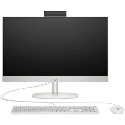 Моноблок HP 24-cr0071ci 23.8" Full HD i7 1355U (1.7) 16Gb SSD1Tb Iris Xe без ОС GbitEth WiFi BT 90W клавиатура мышь Cam белый 1920x1080