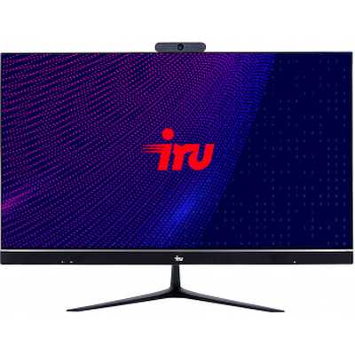 Моноблок IRU Агат 313 23.8" Full HD i3 10100 (3.6) 8Gb SSD512Gb UHDG 630 Free DOS GbitEth WiFi BT 120W клавиатура мышь Cam черный 1920x1080 (RUS)