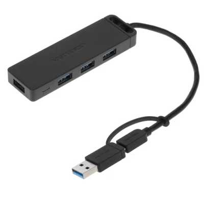 Концентратор Vention CHTBB, USB/USB Type-C, USB, USB