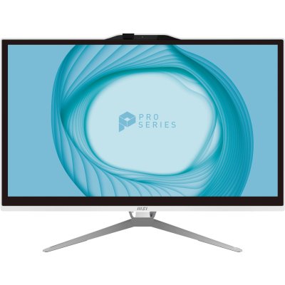 Моноблок MSI Pro AP222T 14MA-643XRU 21.5" Full HD Touch i5 14400 (2.5) 16Gb SSD512Gb UHDG CR без ОС 2xGbitEth WiFi BT клавиатура мышь Cam белый 1920x1080