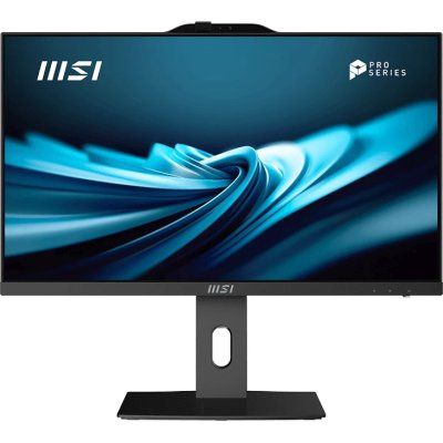 Моноблок MSI Pro AP242P 14M AiO 23,8" FHD(1920x1080)IPS AG Non-touch, Core i5-14400 (2.5GHz), 16Gb DDR5 (2x8GB), 512Gb SSD, Intel UHD,WiFi,BT,camera,WirelessKB&mouse Eng/Rus,noOS,1y w-ty,черный (9S6-AE0621-822)