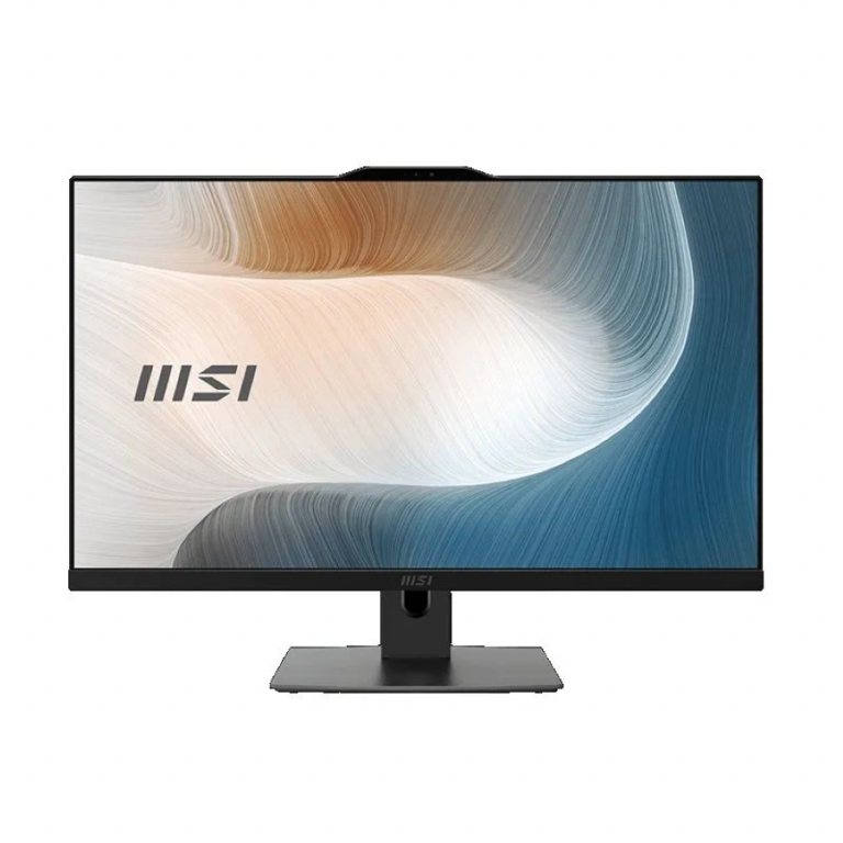 Моноблок MSI Modern AM272P 1M AiO 27" FHD(1920x1080)IPS AG Non-touch, Core i5-120U (1.4GHz), 16Gb DDR5(2x8GB),512Gb SSD M.2,Intel UHD,WiFi,BT,camera,WirelessKB&mouse Eng/Rus,NoOS,1y war-ty,черный (9S6-AF8231-890)