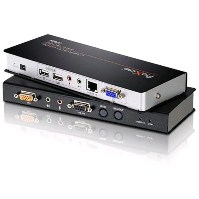 Удлинитель консоли (клав./мышь USB+мон.+аудио+RS232) на 200м USB KVM EXTENDER W/1.8M W/230V ADP