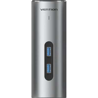 Док-станция Vention TPJH0-EU, USB Type-C, HDMI/VGA/USB/RJ45/SD/3.5мм/PD/DC, USB Type-C