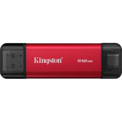 Накопитель SSD Kingston USB3.2 Gen2 512GB SPSD/512GB красный